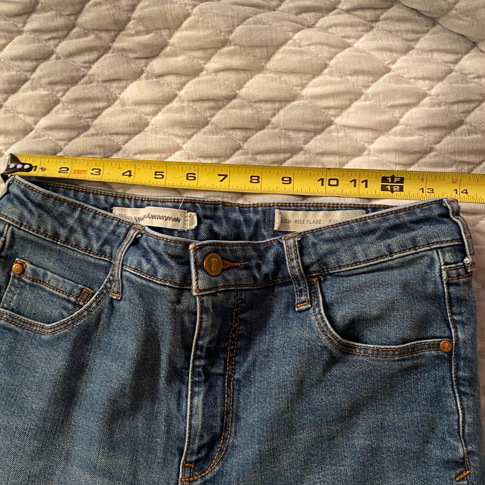 Pilcro high rise crop flare jeans Size 29 - Picture 4 of 6